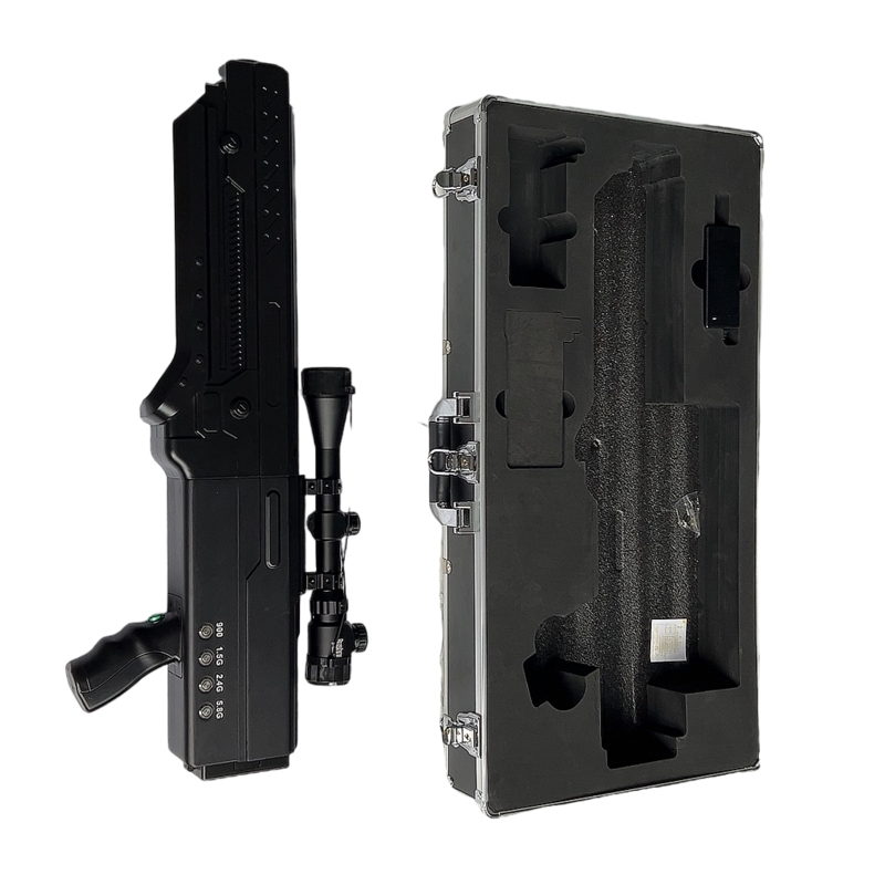  迎江手持便携式枪型低空防御反制四通道A型